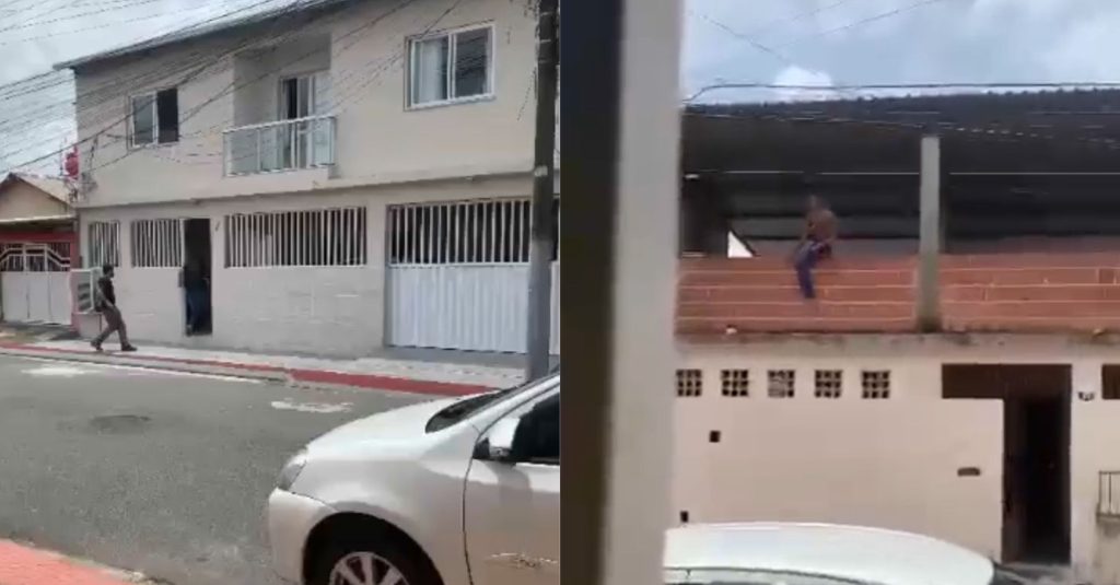 Foragido Da Pol Cia Invade Casas Em Bairro Da Serra E Tenta Fazer