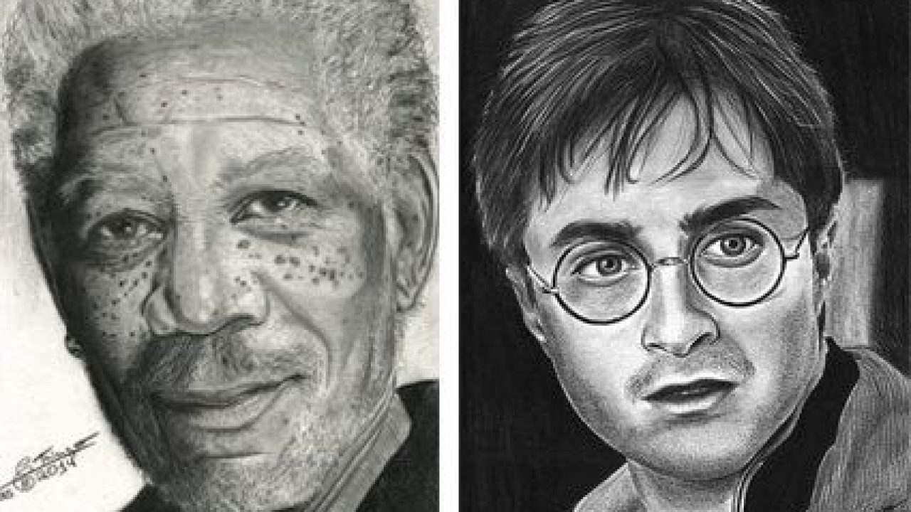 Harry potter desenho realista