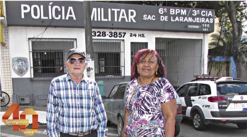 Moradores desde a década de 70, João Ridolf e Sônia Maria sugerem mais policiamento e estratégias inteligente contra crimes. Foto: Fábio Barcelos 