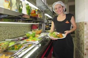 Almoço com orientação nutricional em restaurante da Serra