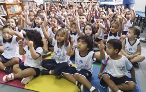 O projeto é desenvolvido na educação infantil e no ensino fundamental. Foto: Divulgação