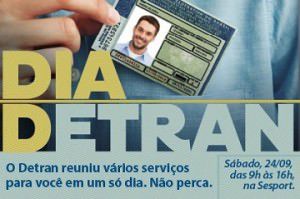 No Dia D do Detran também será oferecido serviços relacionados à habilitação e a veículos. Foto: Divulgação