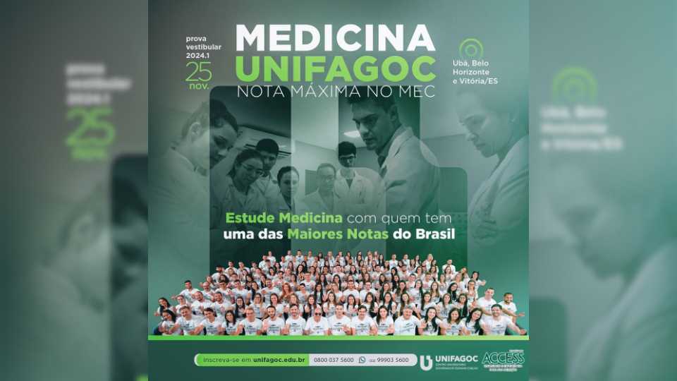 Inscrições Abertas Para O Vestibular De Medicina Do UNIFAGOC 2024