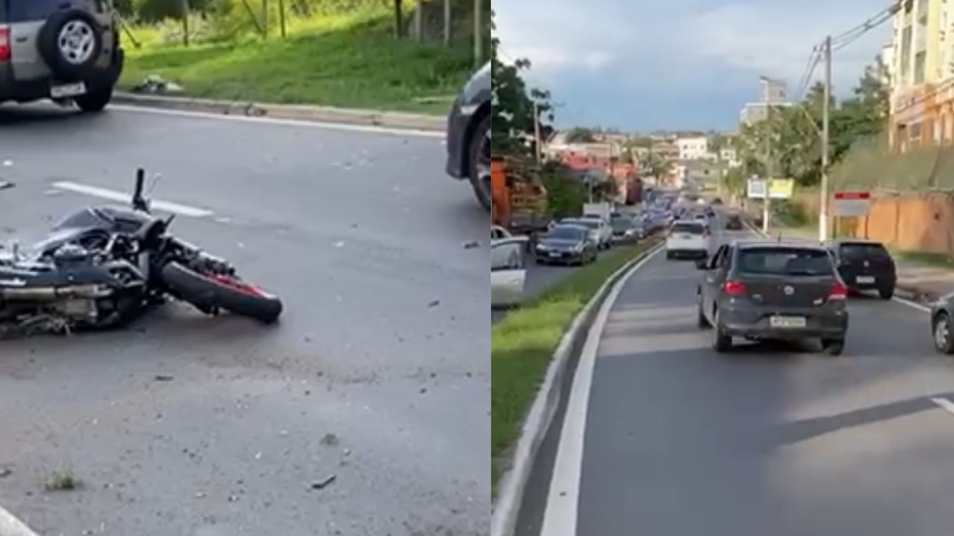 Serra Acidente Motociclista 
